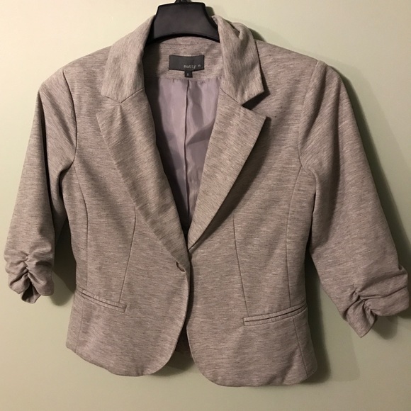 Matty M Jackets & Blazers - Matty M Gray Blazer Size S